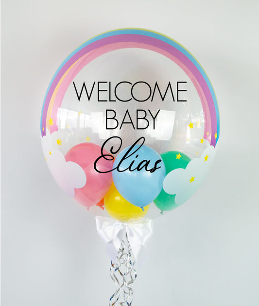 Baby Happy Rainbow Heliumballon