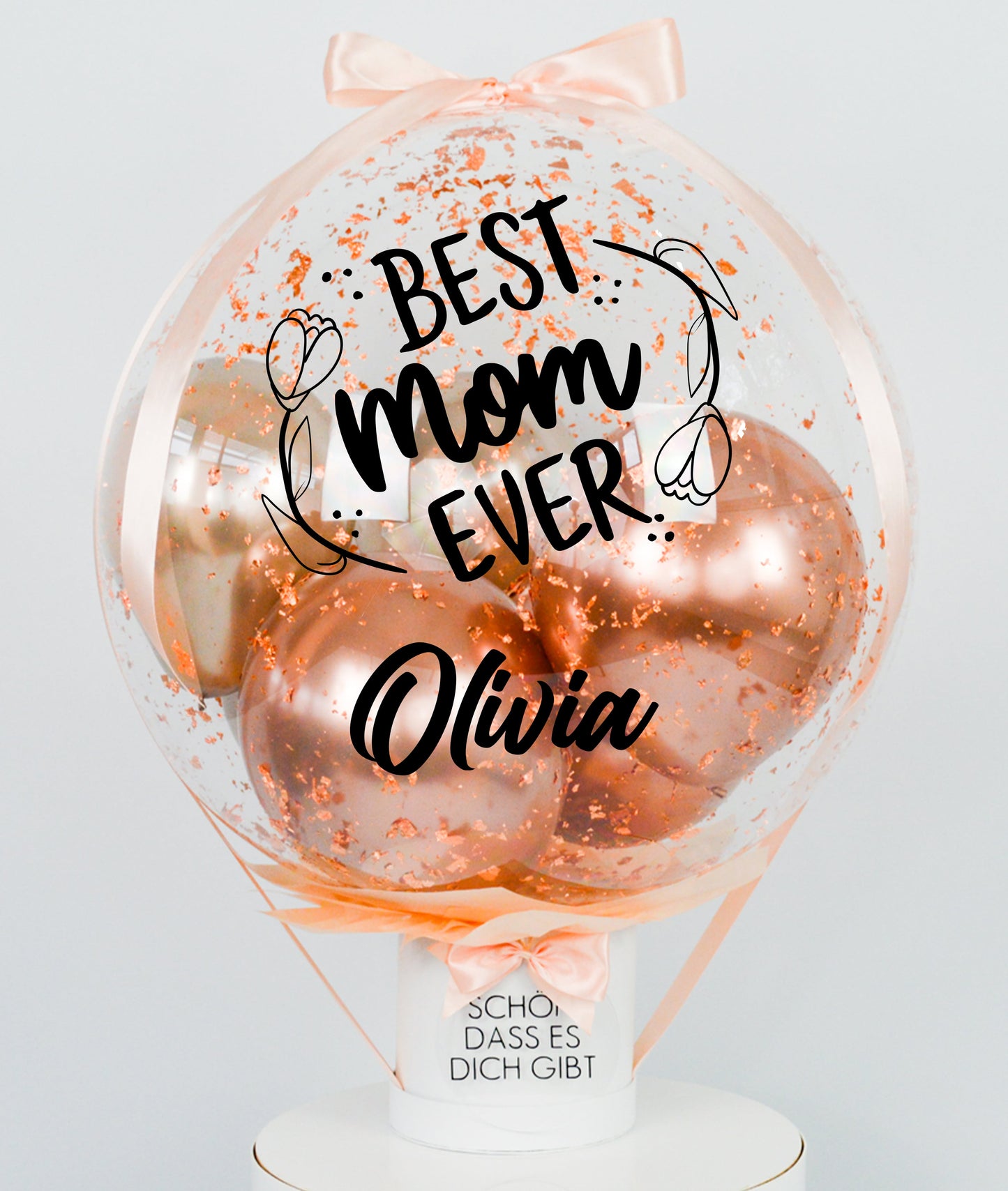 Best Mom Ever Miracle Rose Gold Infinity Ballon