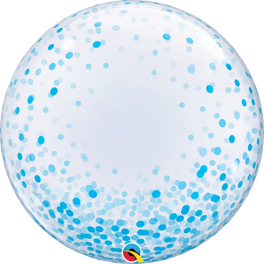 Bubble Konfetti Blau