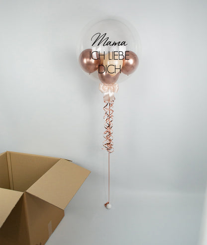 Roségold Wunder Heliumballon