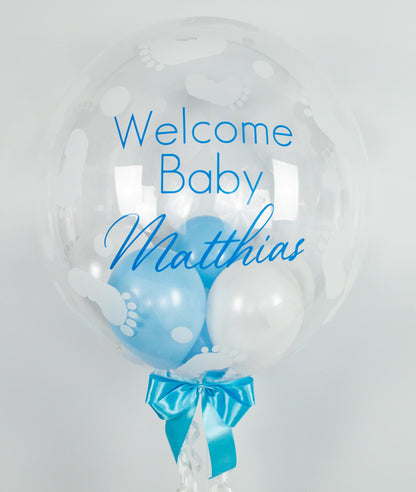 Geburt Junge Heliumballon