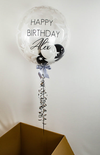 Black & White Superstar Heliumballon