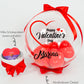 Happy Valentine's Day Big Red Geschenkbox Infinity Ballon