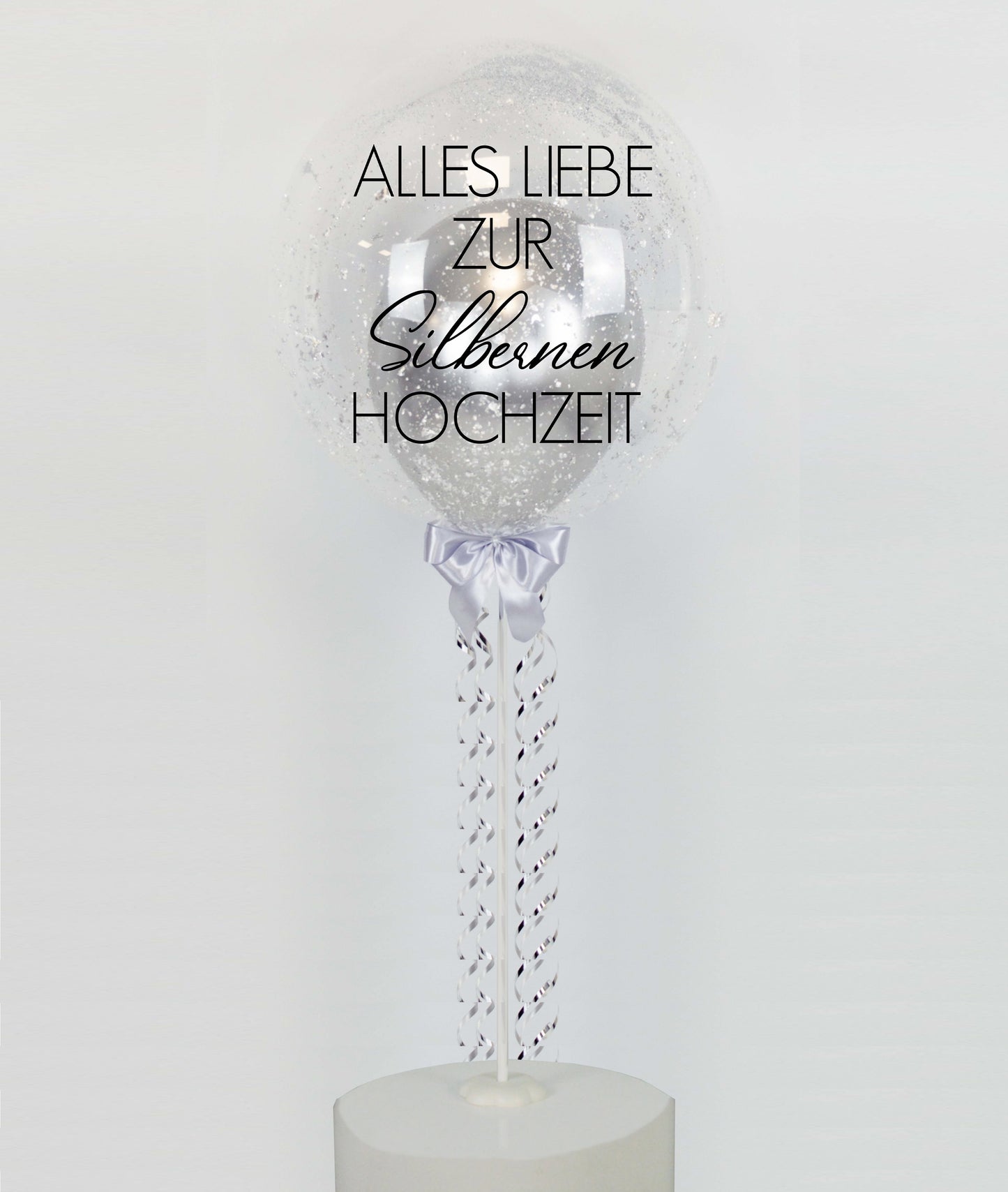Silber Hochzeit Miracle Infinity Bubble