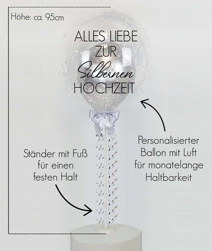 Silber Hochzeit Miracle Infinity Bubble