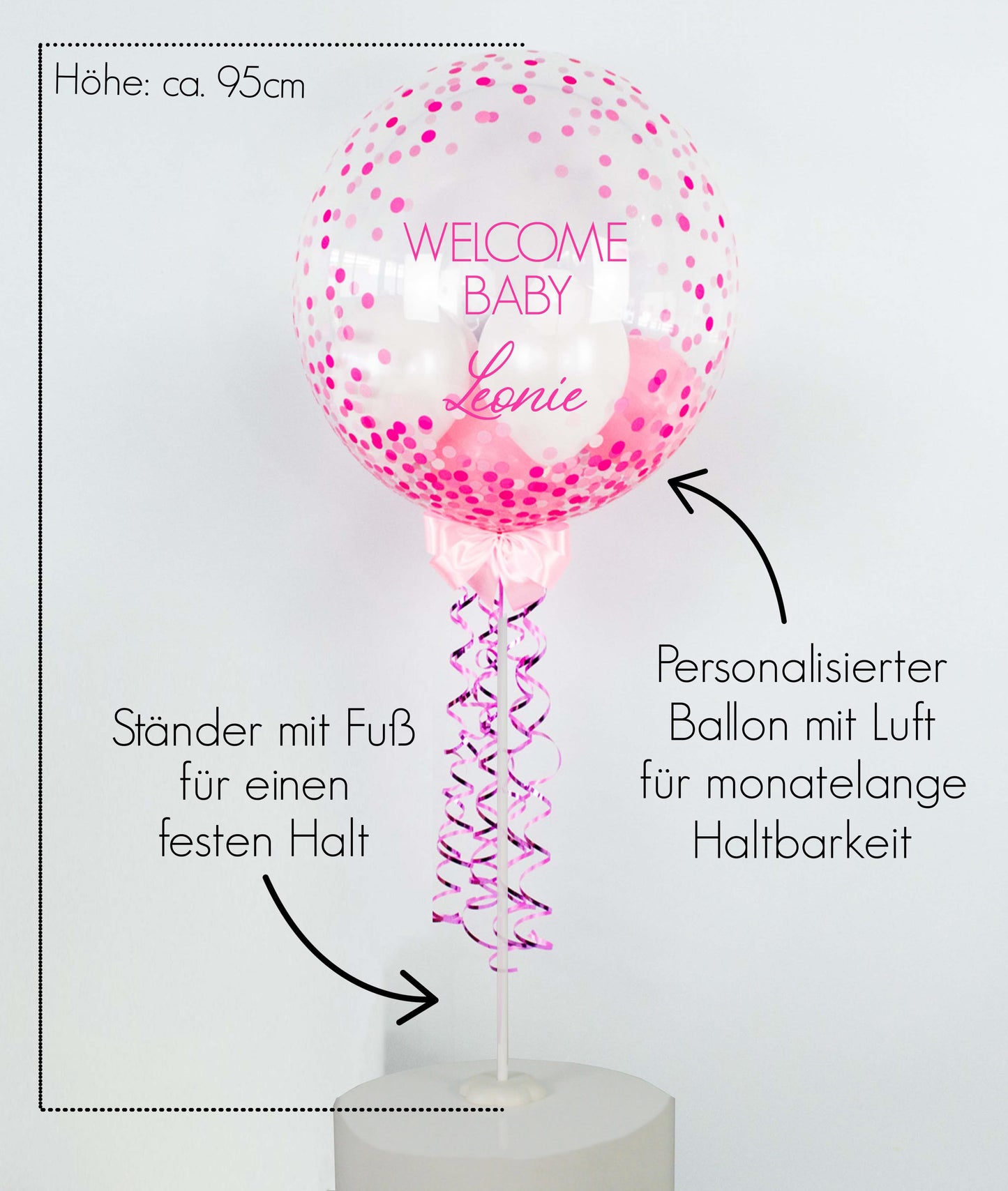 Welcome Baby Rosa Infinity Bubble